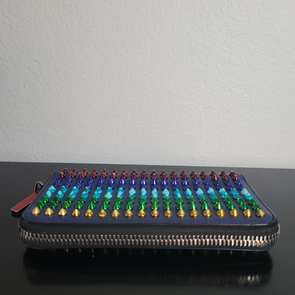Christian Louboutin Panettone Long Wallet Multicolor Studs - Picture 6 of 15